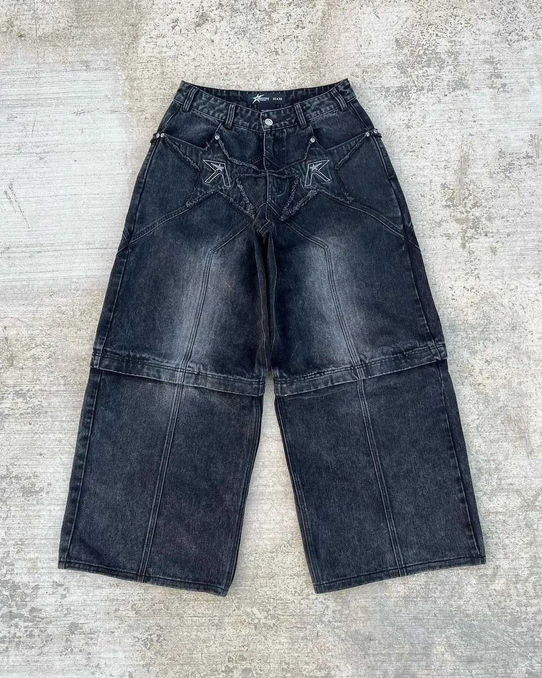 'Dark Edge' Baggy Jeans