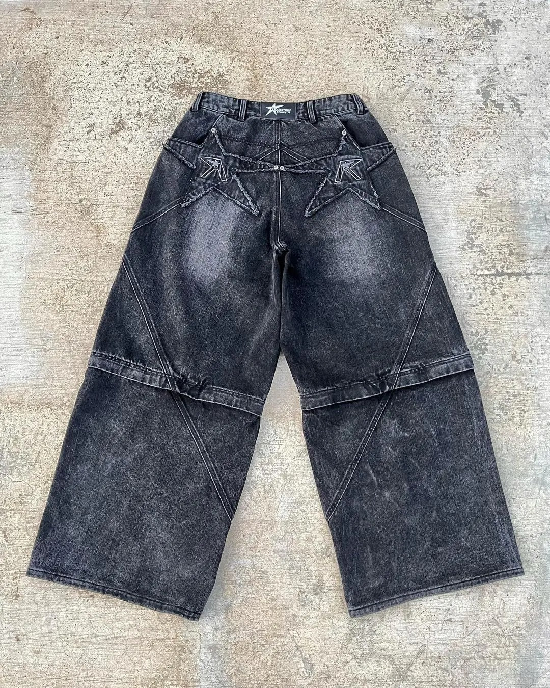'Dark Edge' Baggy Jeans