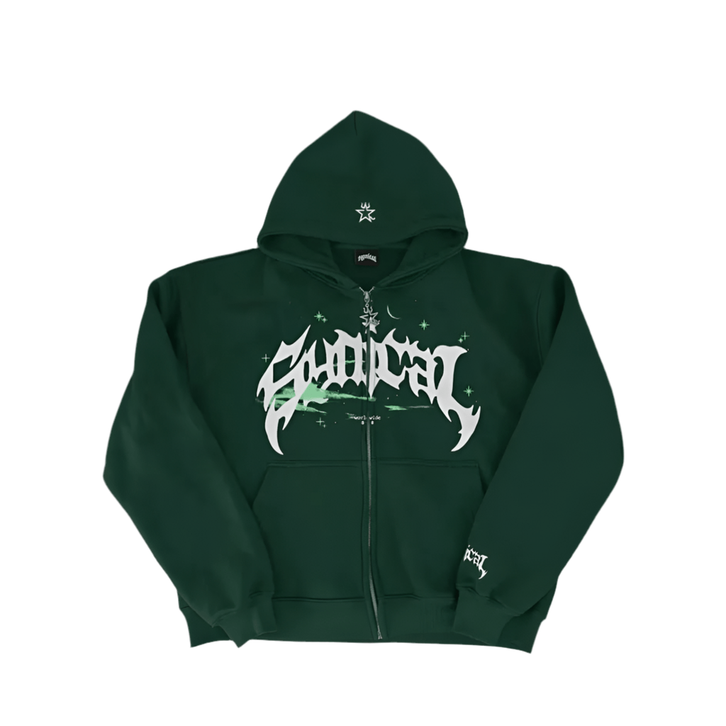 'American' Felpa con zip