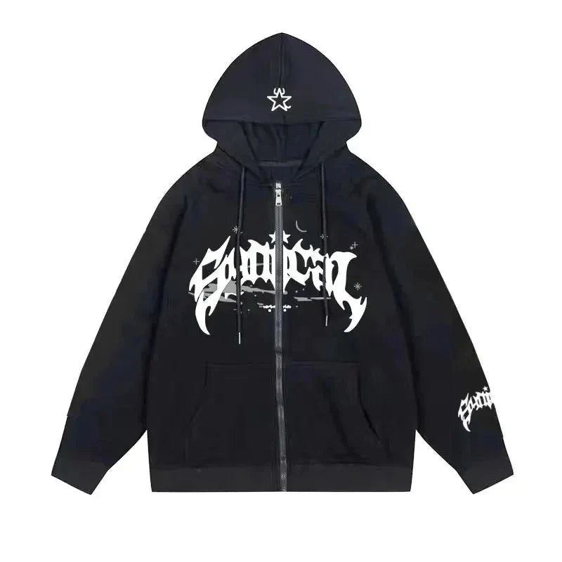 'American' Felpa con zip