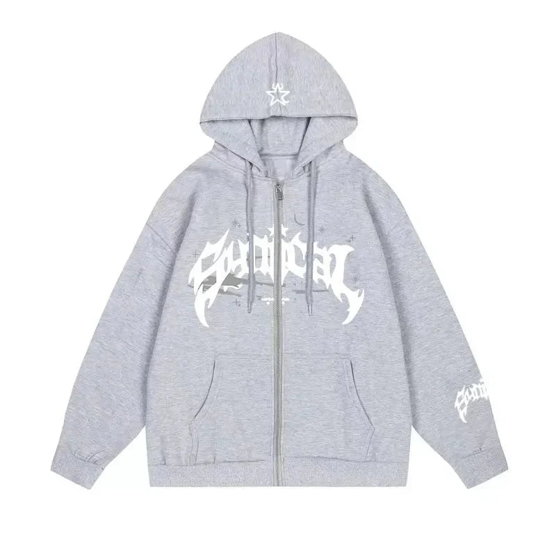'American' Felpa con zip