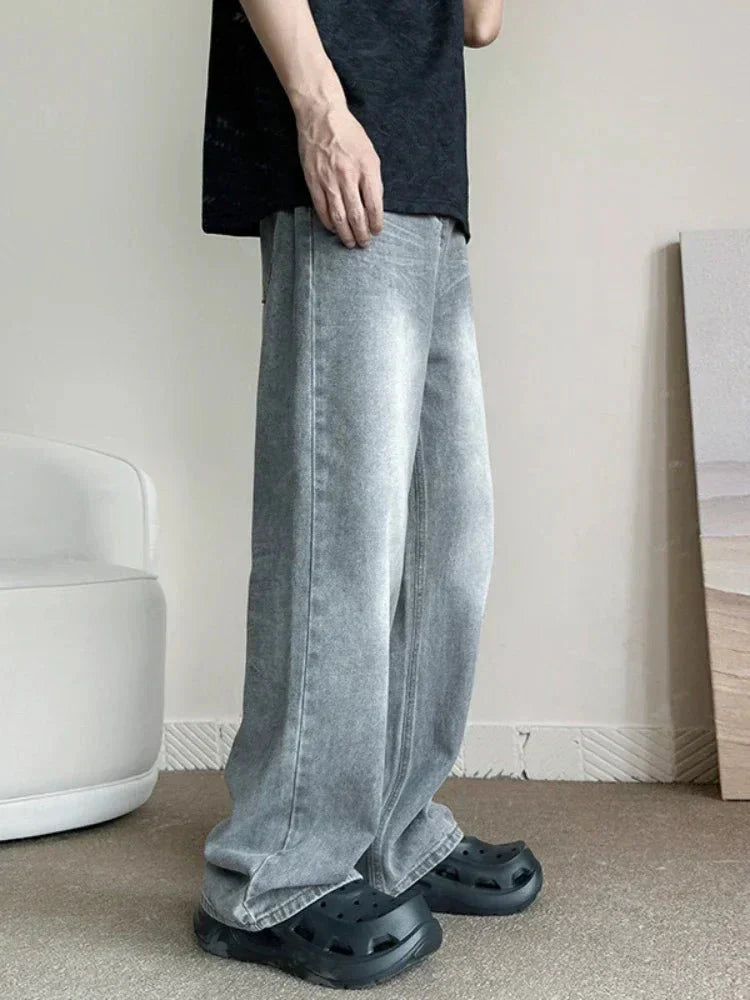 Jeans baggy grigi
