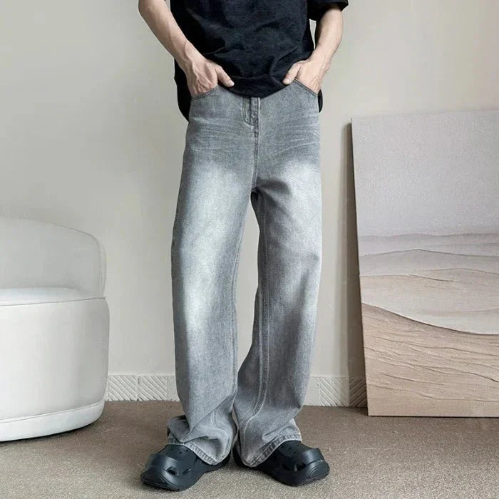 Jeans baggy grigi