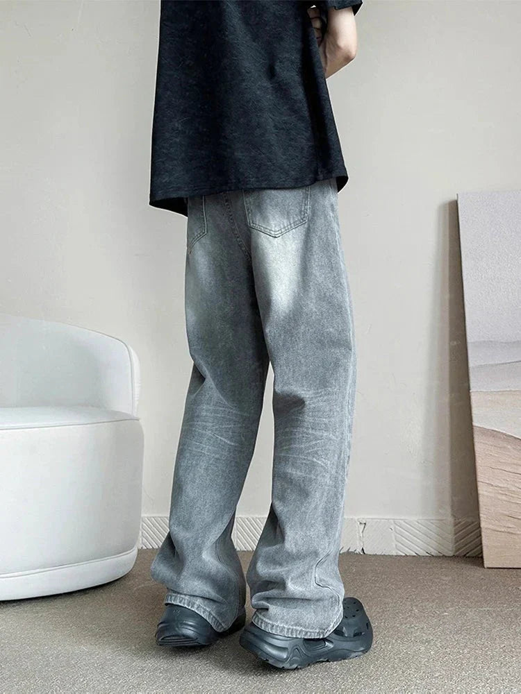 Jeans baggy grigi