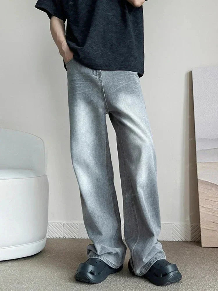 Jeans baggy grigi