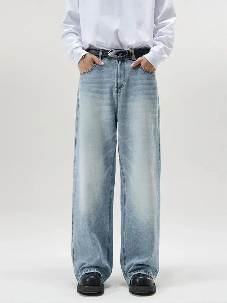 Jeans baggy straight lavati