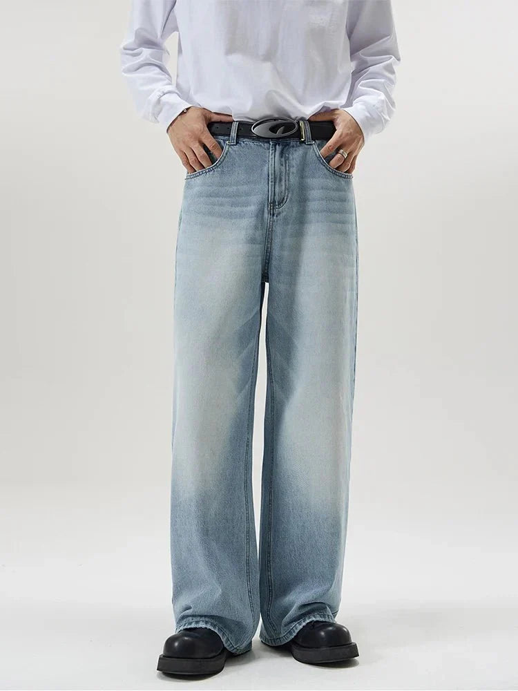 Jeans baggy straight lavati