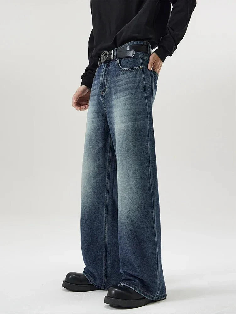 Jeans baggy straight lavati