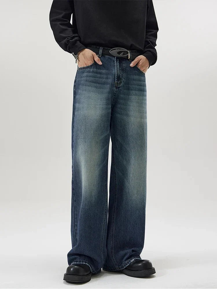 Jeans baggy straight lavati