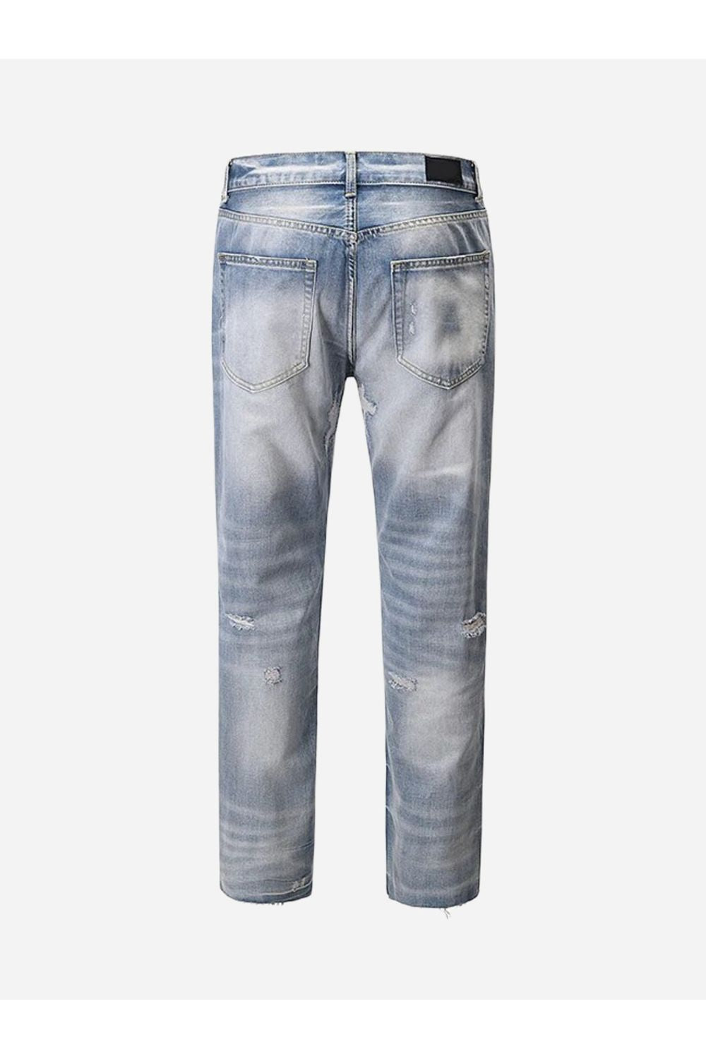 Jeans con design strappato