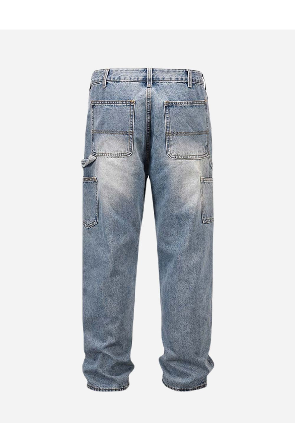 Jeans con patch dal design flare