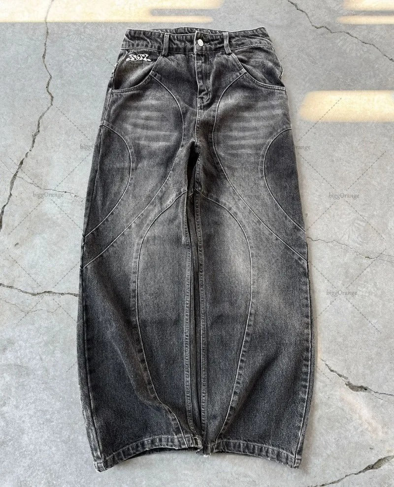 'Dark Edge' Baggy Jeans