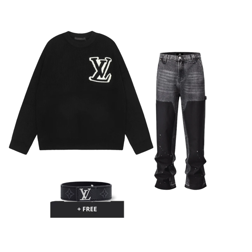 LV BLACK OUTFIT 1 - NONCHALANT