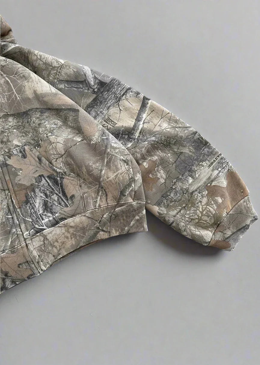 Y2K Retro Felpa con zip - Camouflage