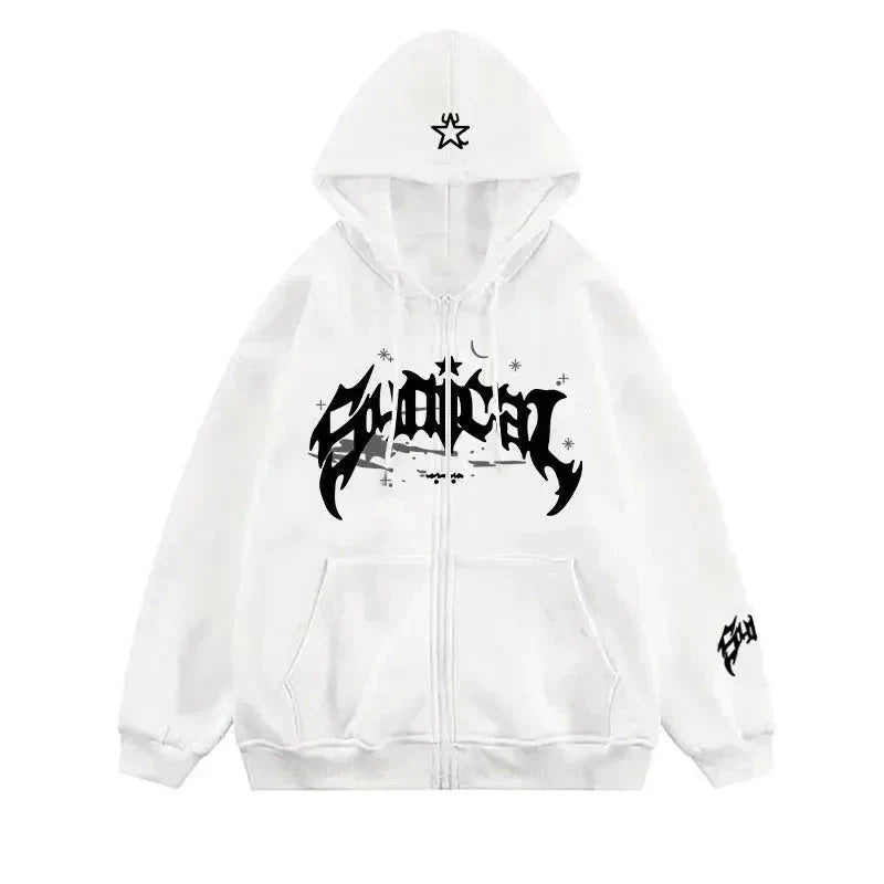 'American' Felpa con zip