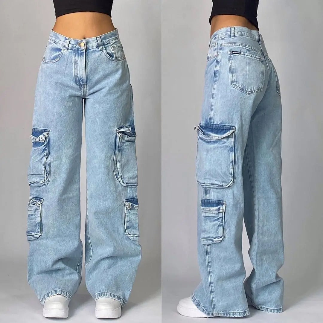 'High-Waist' Jeans