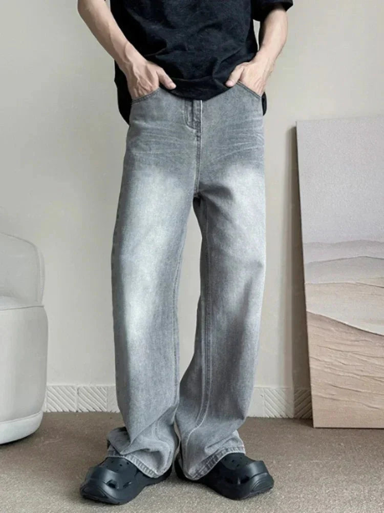 Jeans baggy grigi