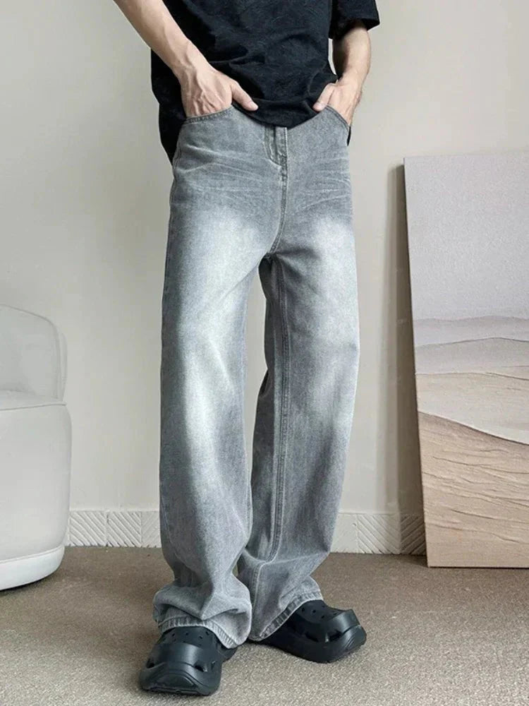 Jeans baggy grigi