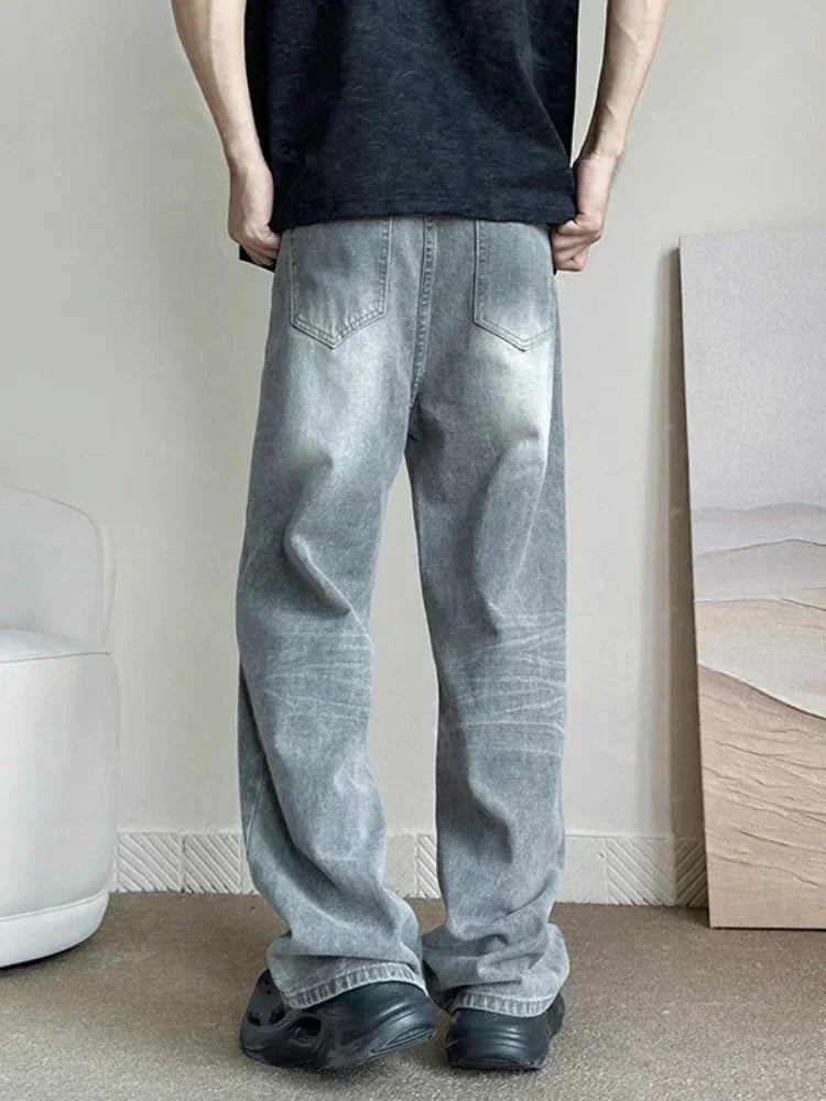 Jeans baggy grigi
