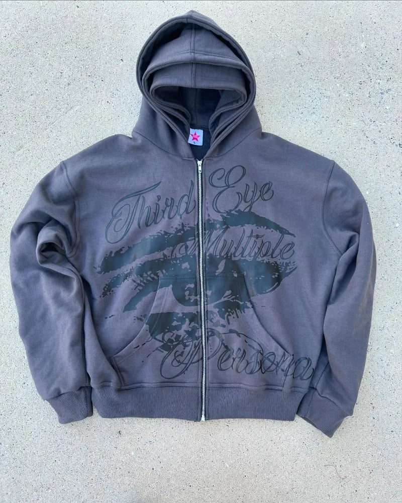 'Third Eye' Felpa con zip