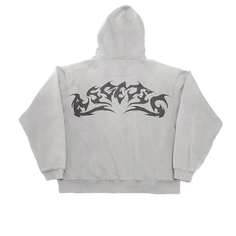 'Vintage Flame' Felpa con zip