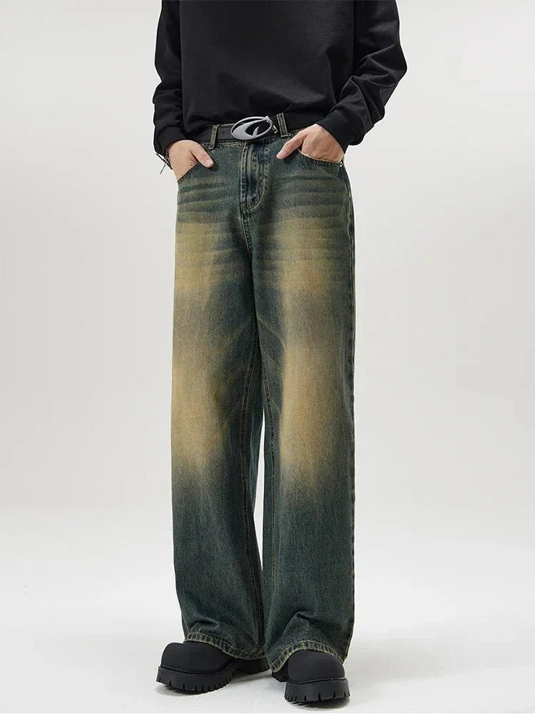 Jeans baggy straight lavati
