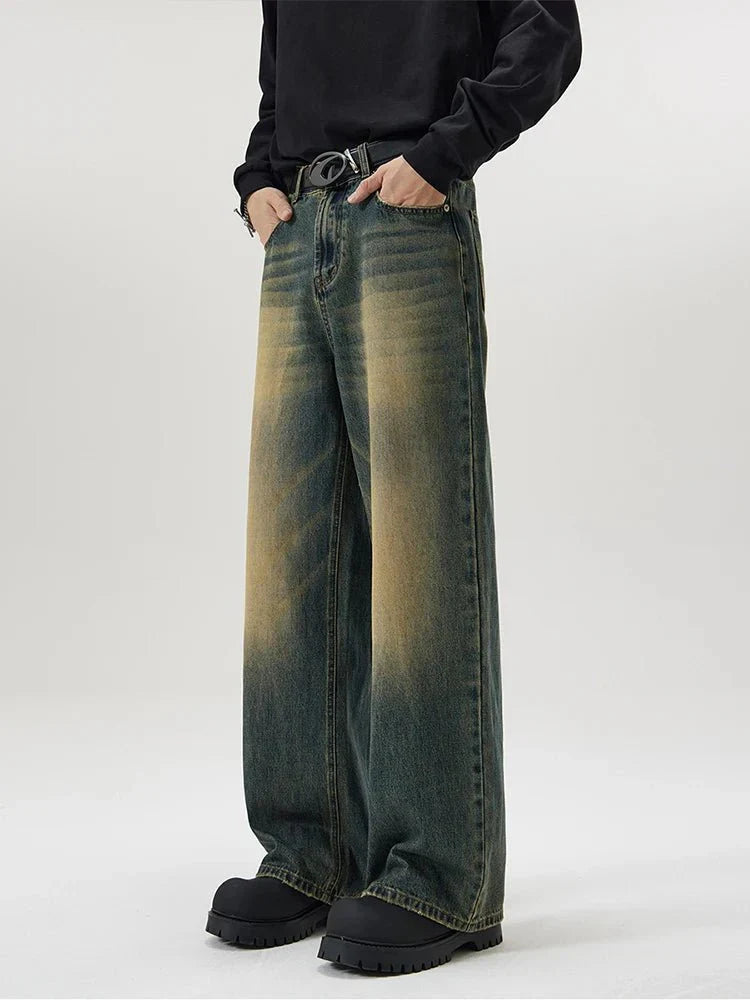 Jeans baggy straight lavati